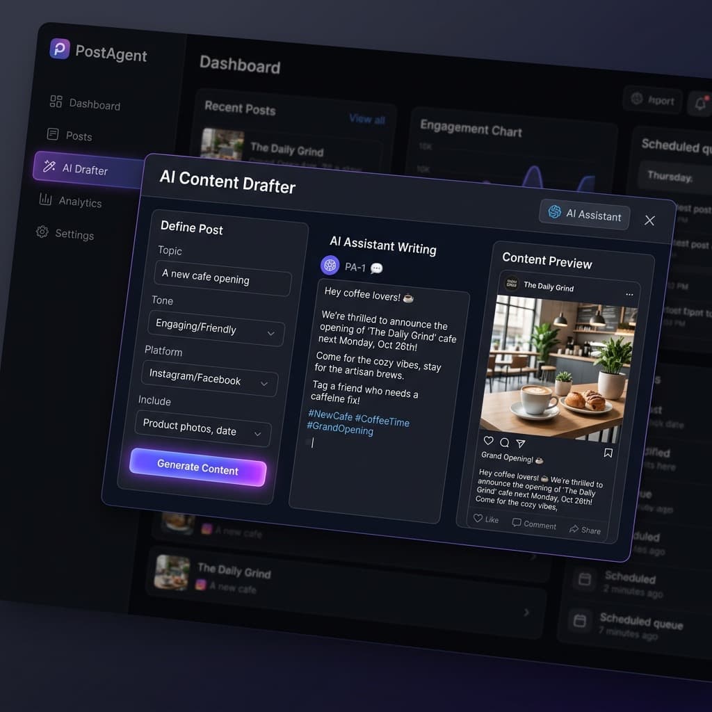 Estudio moderno para operaciones de contenido